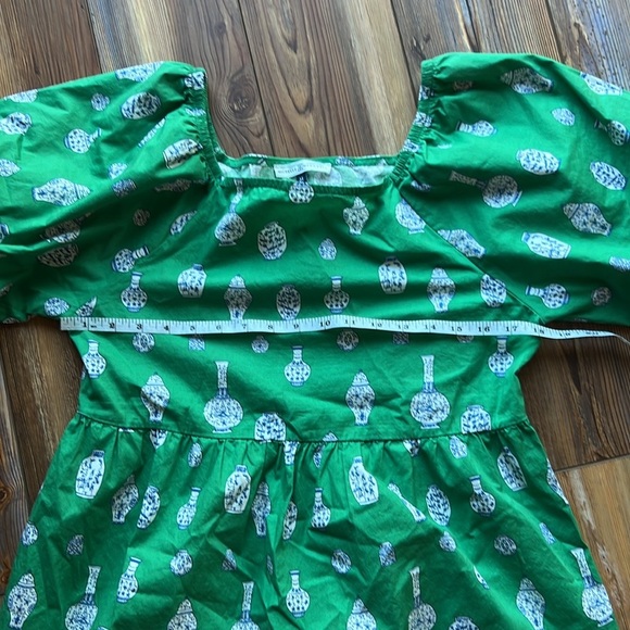 Michelle McDowell Iris Ginger Jars Pine Women's Dress Medium - Picture 9 of 11